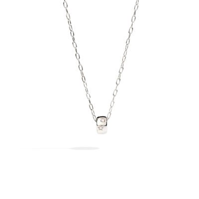 Iconica ketting wit goud