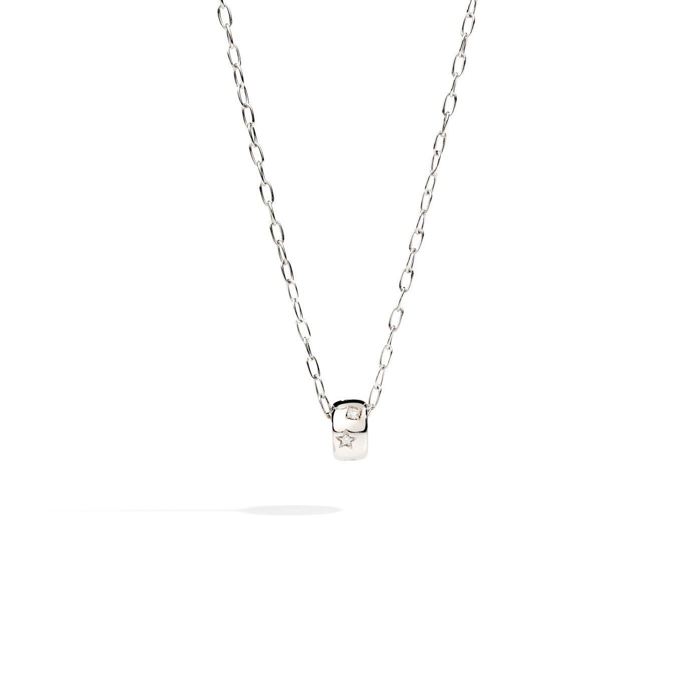 Iconica ketting wit goud