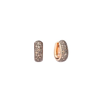 Oorbellen iconica bruine diamanten