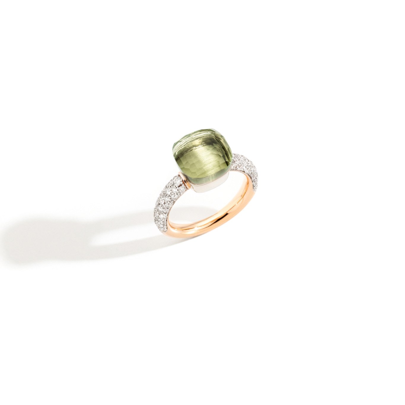 Ring nudo prasioliet