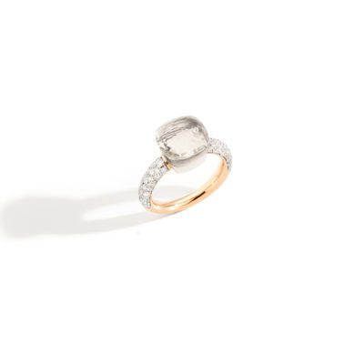 Ring nudo witte topaas