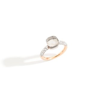 Ring Nudo witte topaas